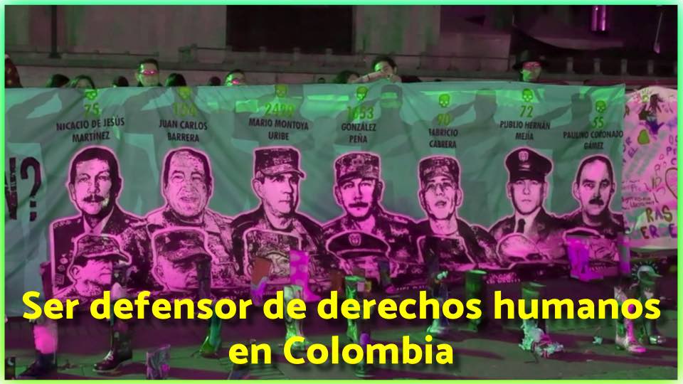 Ser defensor de derechos humanos en Colombia - dXmedio